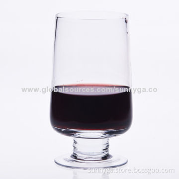 Transparent Airline Wine Glass, 210mm Height, 278mL Capacity